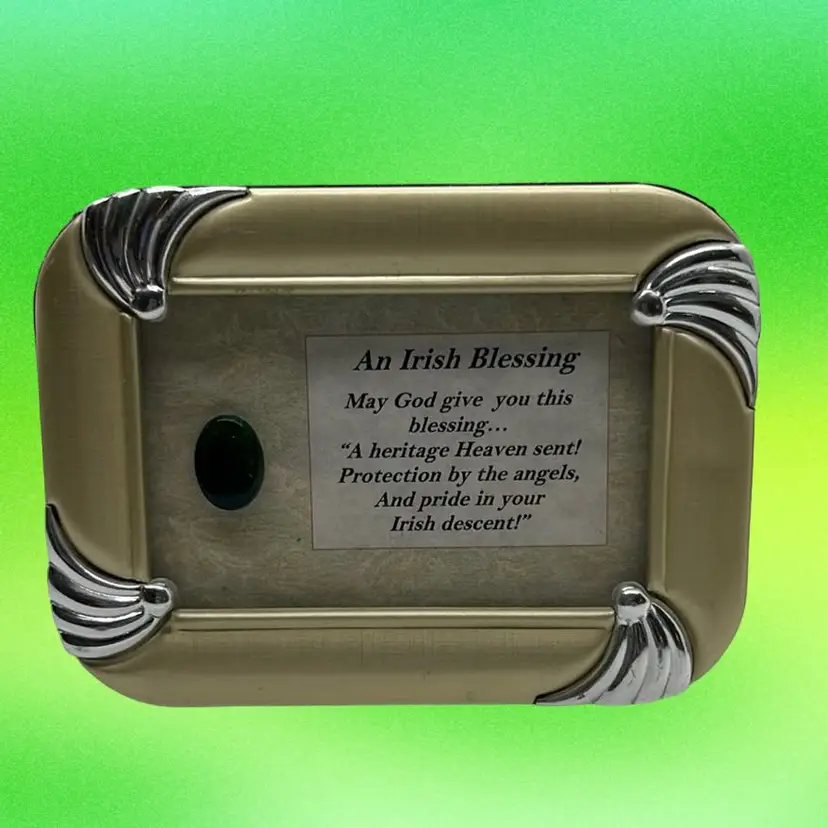 An Irish Blessing With Rhinestone