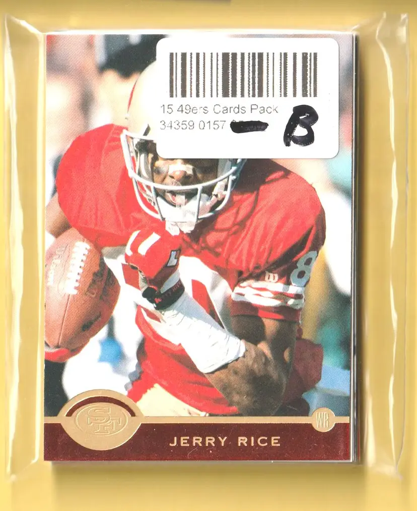 15 Card Pack B San Francisco 49ers Jerry Rice