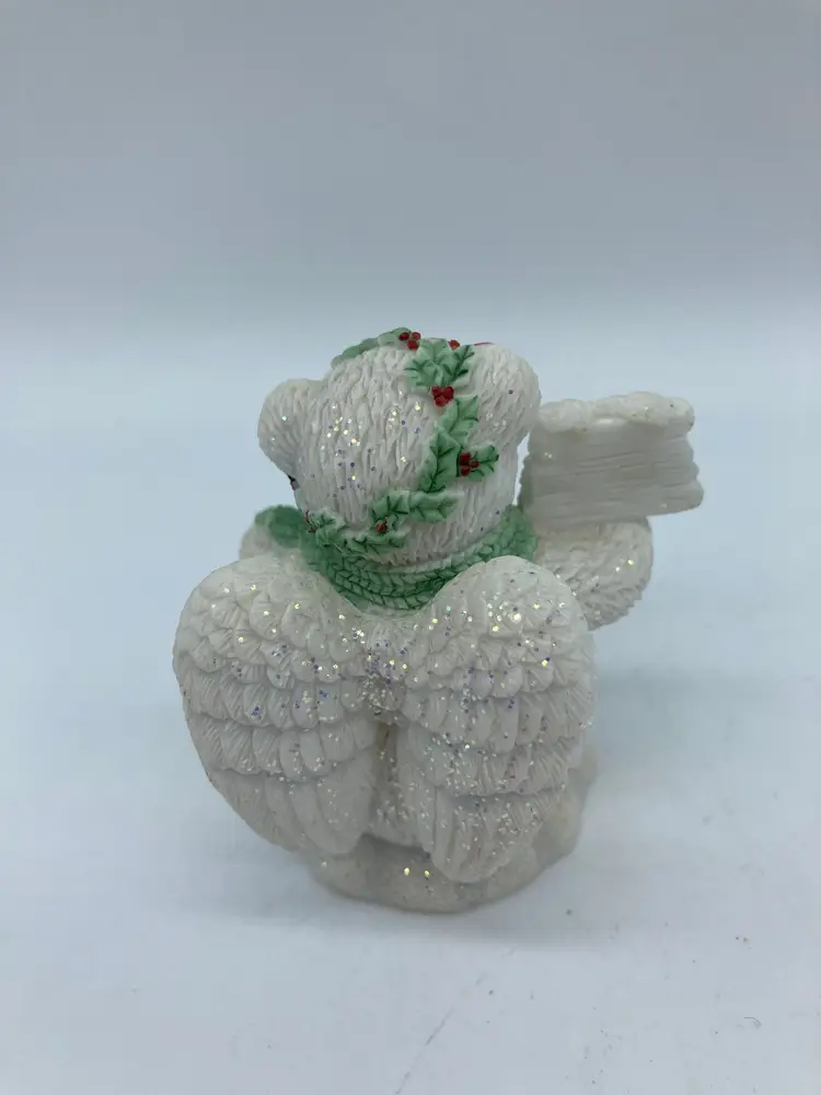 CHERISHED TEDDIES Teddy Bear SNOW Angel #115351 MACIE The Wonders of Friendship, Enesco