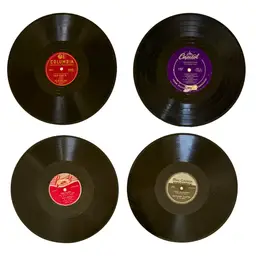 Vintage 78 RPM Records Lot Organ Music Ragtime Military Band 1930s Collectors