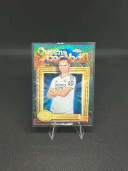 2024-25 Topps Chrome Signe Bruun Queens of Football Blue Refractor /150