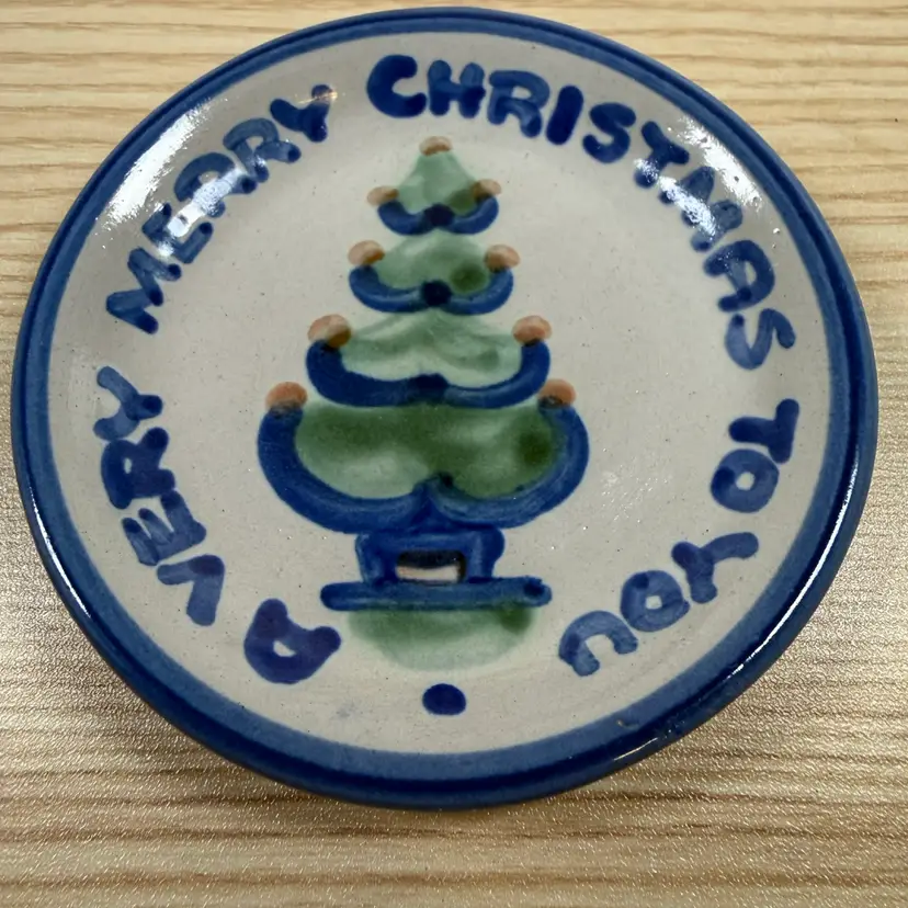 M A Hadley Merry Christmas To You Trinket Dish