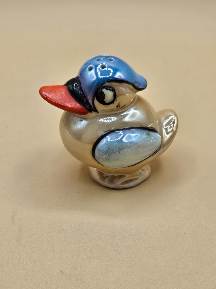 Peach Lustre Bird Single Shaker