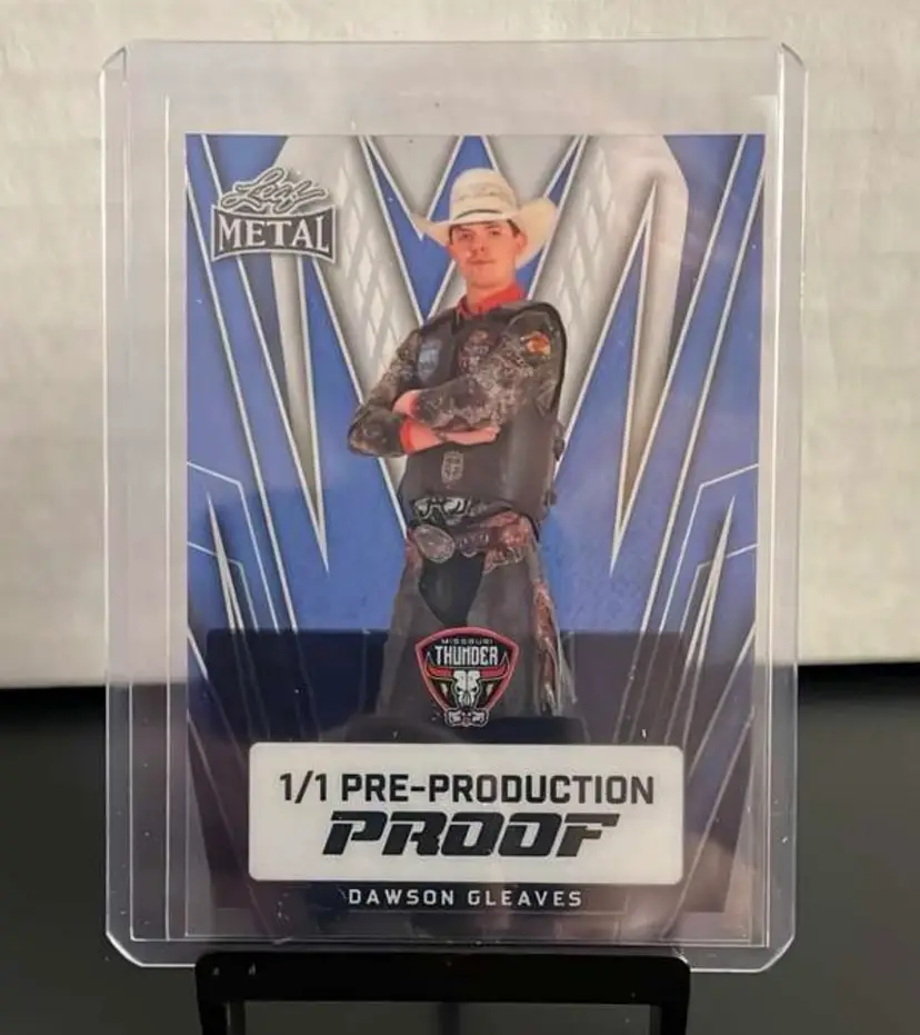 Dawson Gleaves 2024 Leaf Metal NBR 1/1 Pre-production Proof