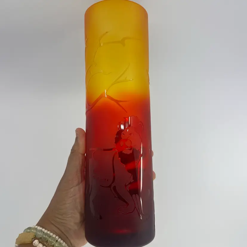 Czech Art Glass Design By Jan Knotek - Awesome Glow!!