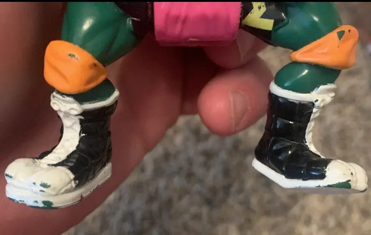 Vintage SHELL SLAMMIN' MIKE Teenage Mutant Ninja Turtles Sewer Sports 1991 Vintage TMNT