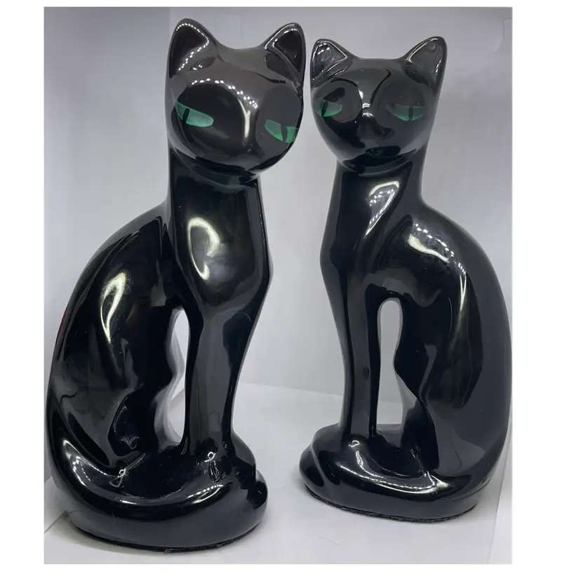 Vintage MCM Porcelain Cats