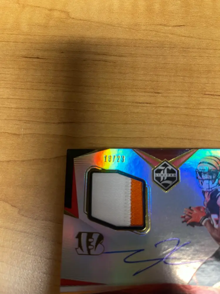 2020 Limited FOTL TEE HIGGINS RPA Two Color Patch On Card Auto 18/23