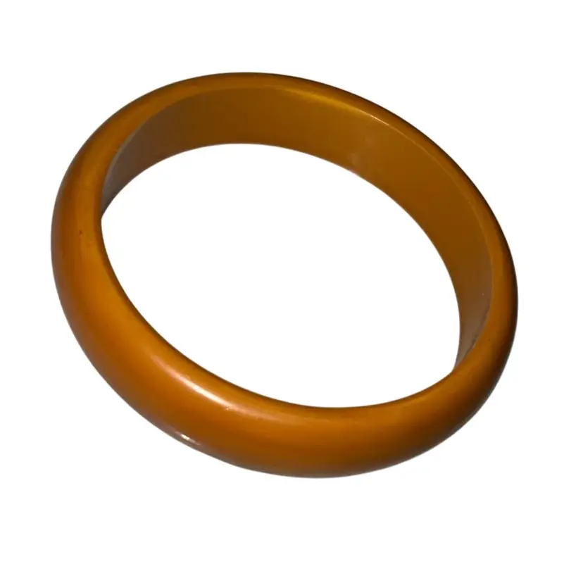 Vintage Butterscotch Bakelite Bangle Bracelet