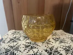 Indiana Glass Constellation Bowl-yellow