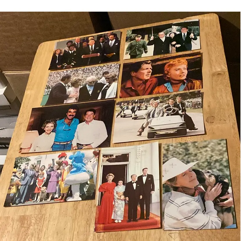 Lot Of 9 Ronald Reagan Post Cards, Lot B