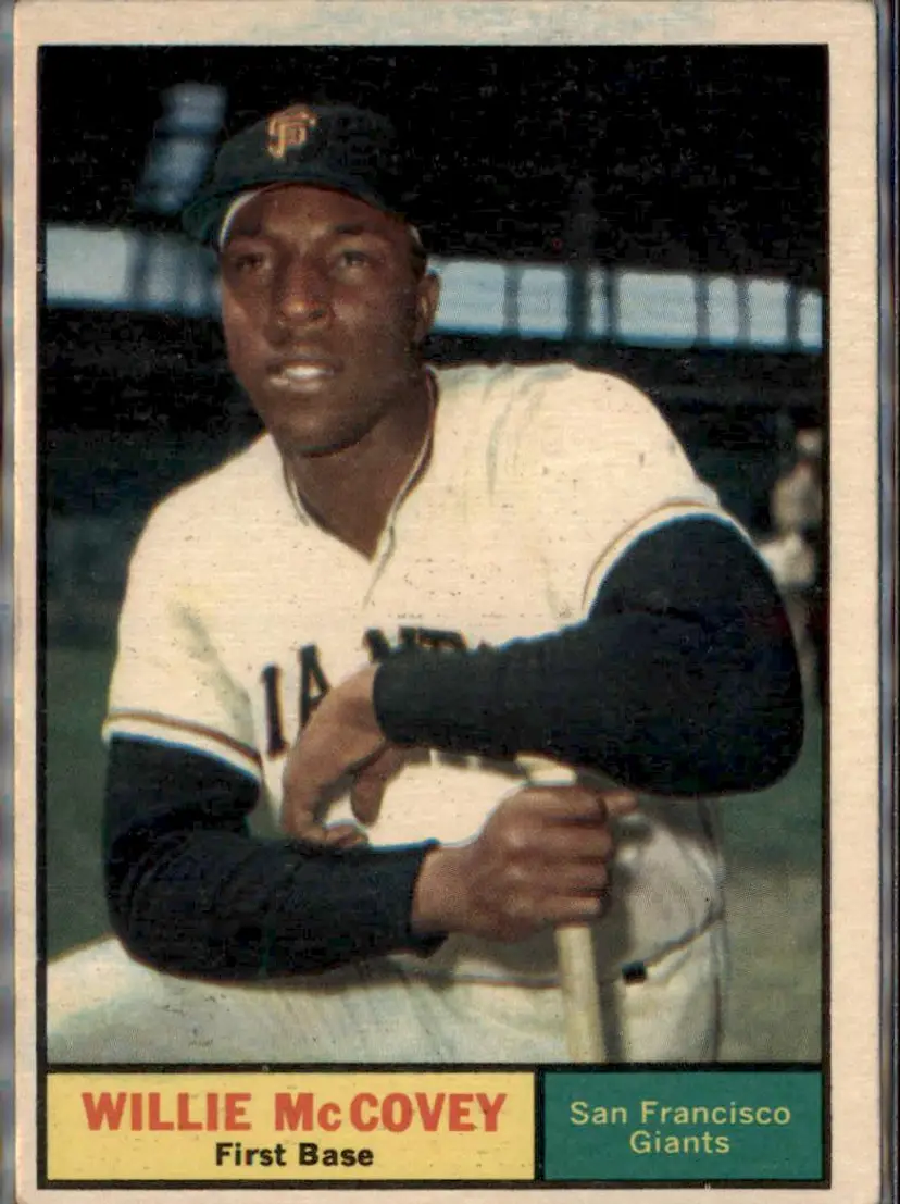 1961 Topps #517 Willie McCovey - ( ) - San Francisco Giants