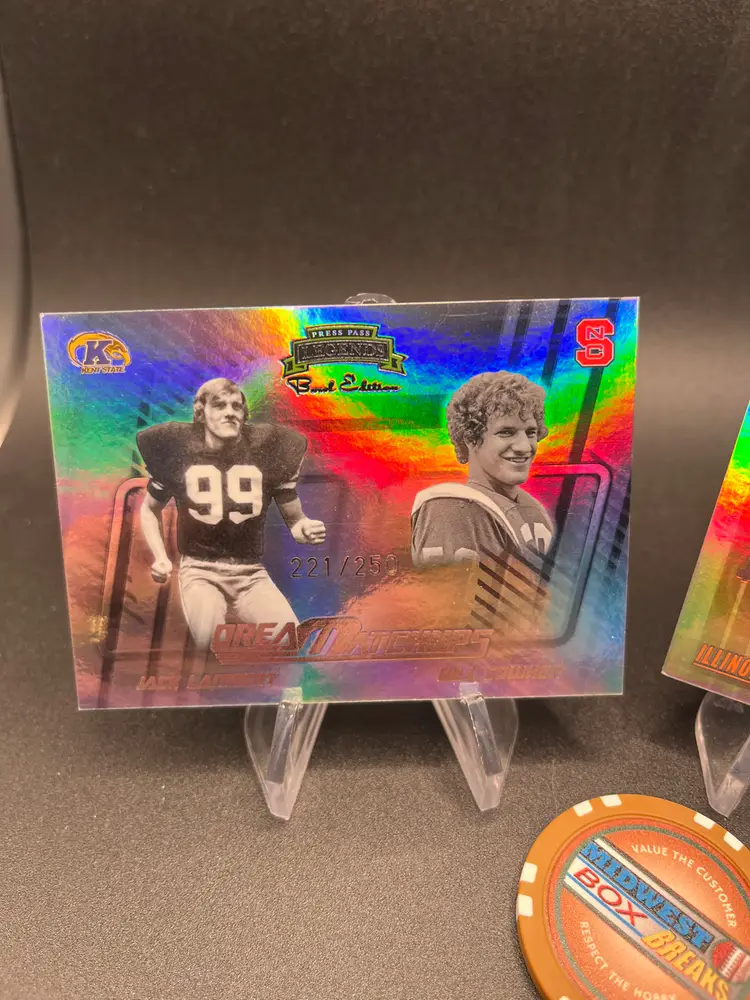 Jack Lambert Dick Butkus 2008 Press Pass Chicago Bears