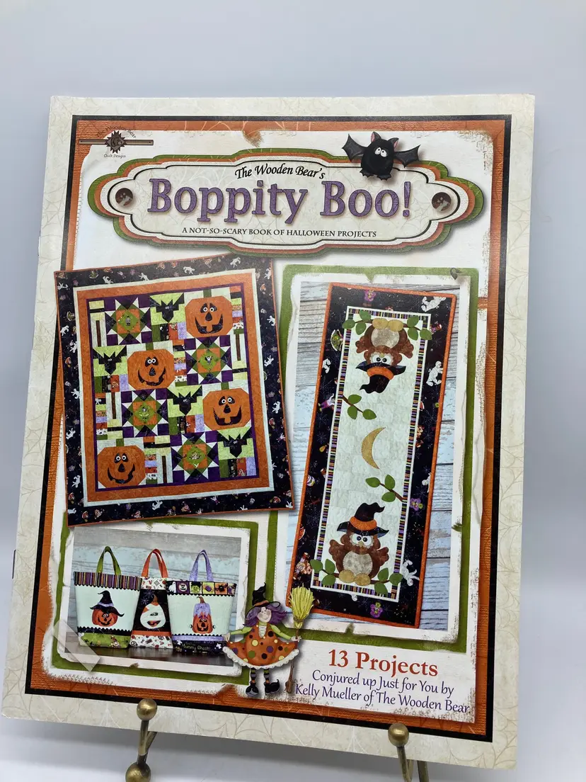 Boppity Boo quilting book by Kelly Mueller of the Wooden Bear