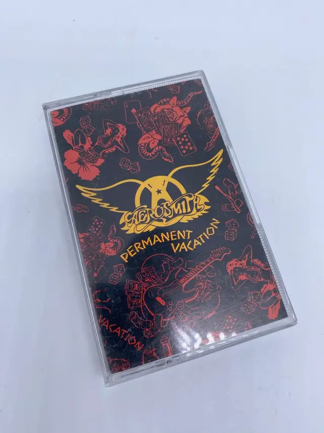 1987 Aerosmith “Permanent Vacation” Cassette Tape