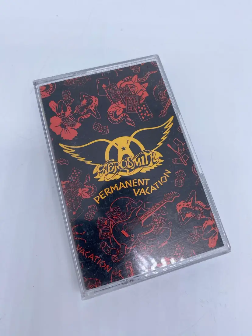1987 Aerosmith “Permanent Vacation” Cassette Tape