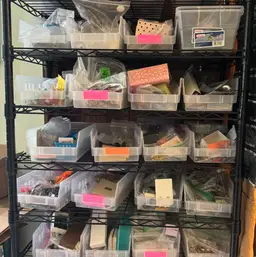 #38 - Jewelry From Bakers Rack Shelf Pull