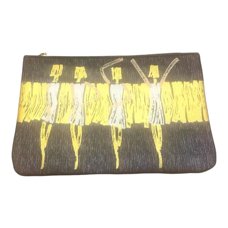 Cosmetic Bag 7 Inch Zippered Lot Of 6 Variety Of Patterns