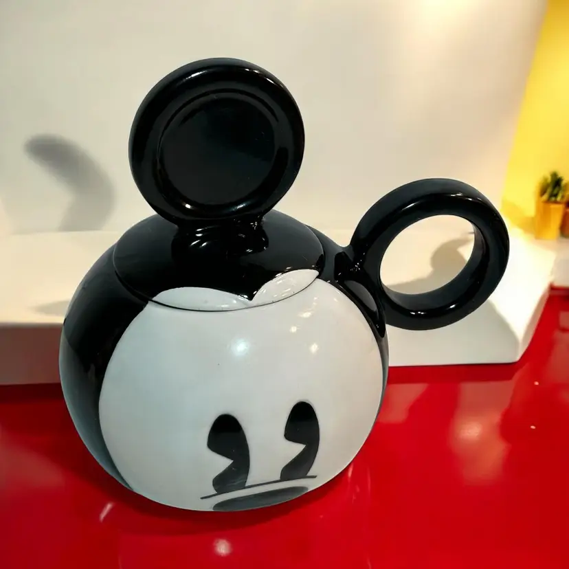 VTG Mickey & Co By Copco Mickey Mouse Soup Mug With Lid 1996