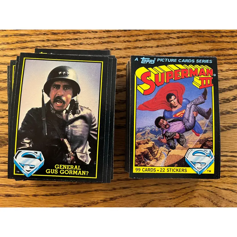 1983 Topps Superman 3 The Movie 99 card set  ExMt/NrMt
