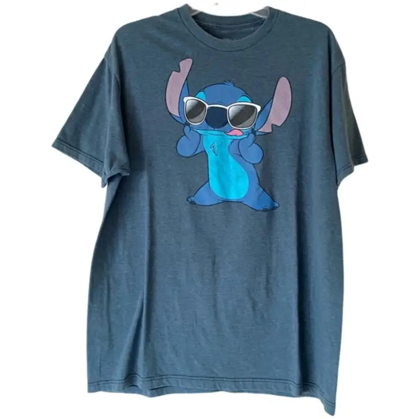 Men's Stitch Blue Graphic
Tee-XL