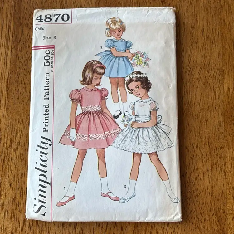 Vintage Sewing Patters Set Of 3