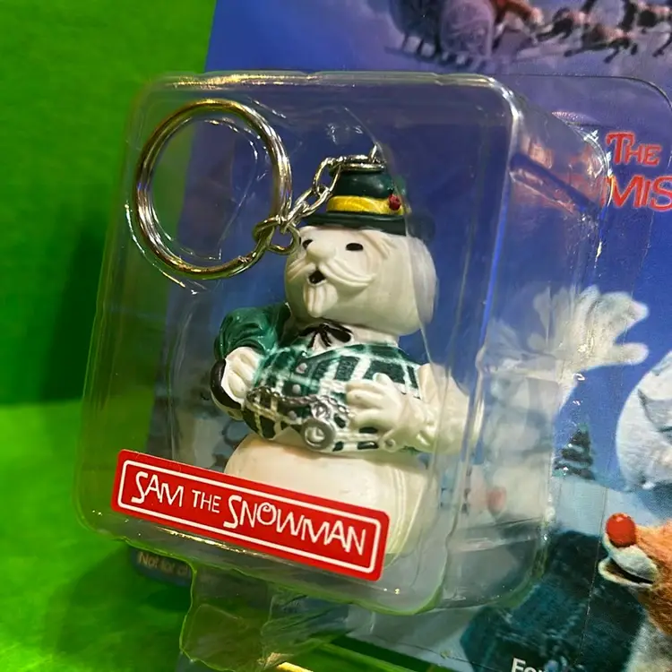 Playing Mantis CVS LE Keychain Rudolph the Red-Nose Reindeer Sam the Snowman NIP