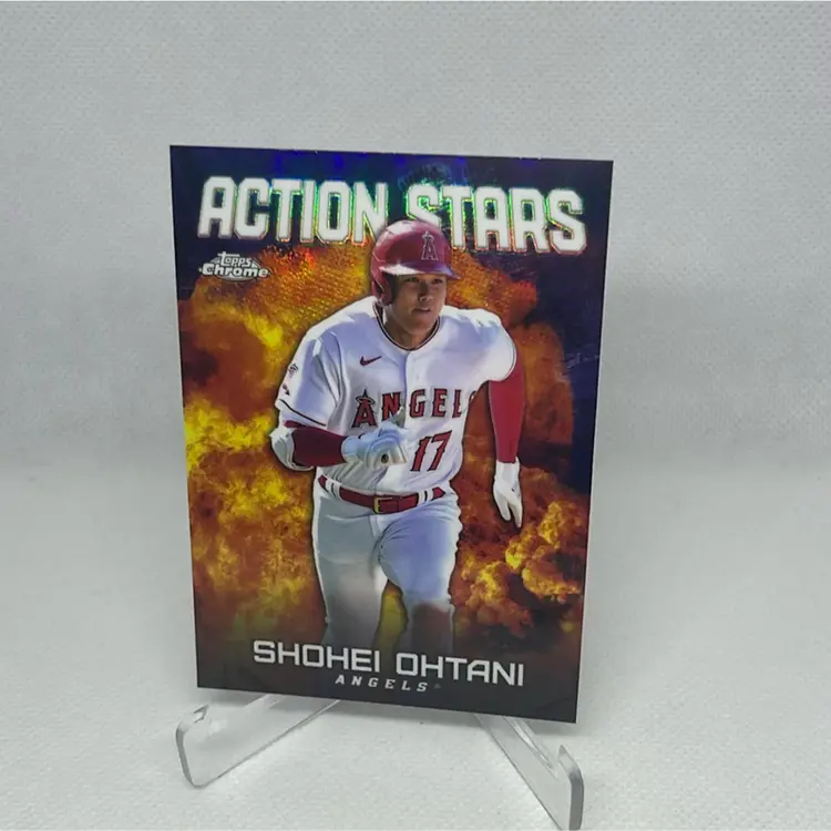 2023 Topps Chrome Update Action Stars Shohei Ohtani ASC-4