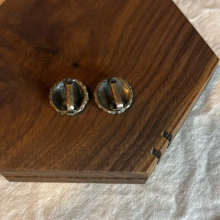 Moon-y Moon-ish 🌙 Clip-On Silver-Tone Earrings