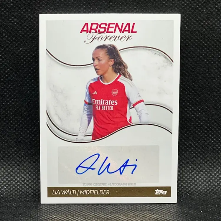 Lia Walti 2024 Arsenal Forever Autograph Soccer Card