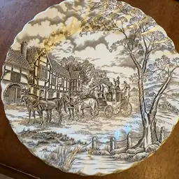 Royal Mail by Staffordshire Dinner Plate Cream Set of 2