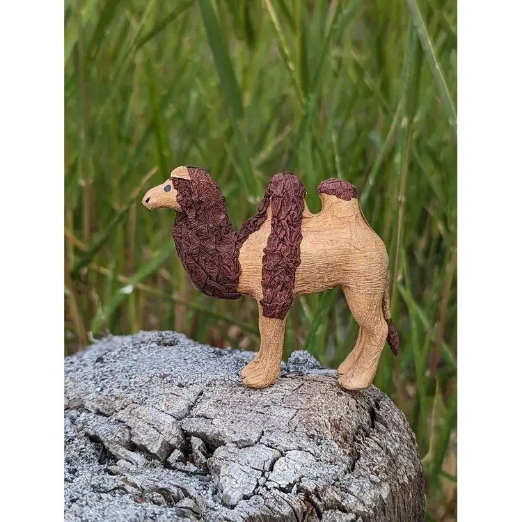 Very Unique camel figurine made from natural materials 🐫🐪