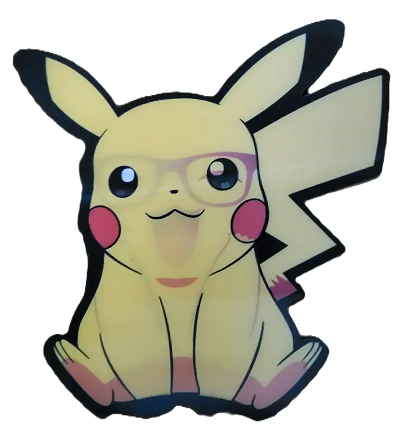 Share Pokemon Pikachu 3D Lenticular Decal 6" x 6" Anime Motion Car Sticker Decal