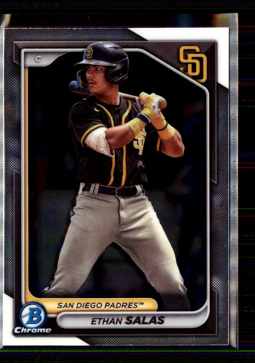 Ethan Salas 2024 Bowman Chrome Chrome Prospects #BCP-102 - San Diego Padres - (147-157)