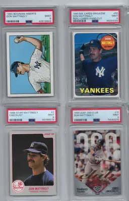 Don Mattingly Collection (29) Graded Slabs of the New York Yankee Great    CC267