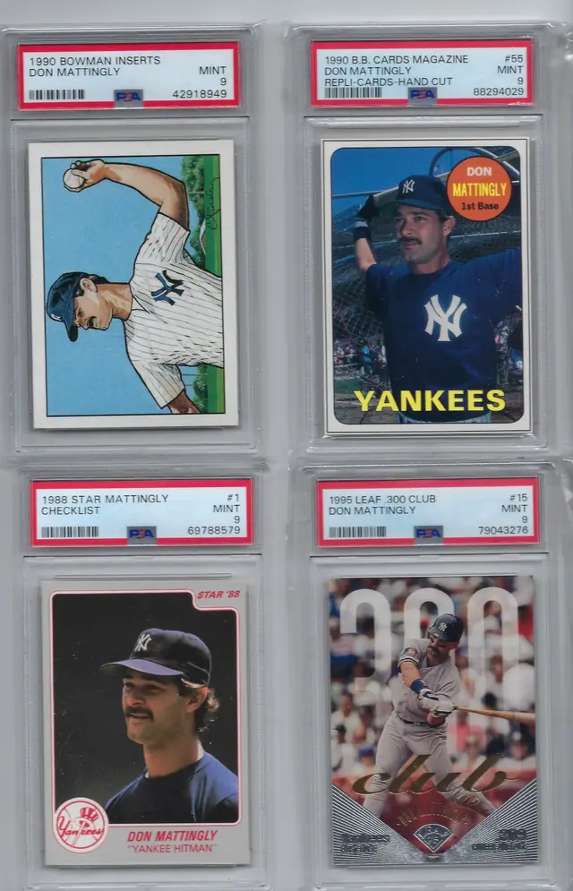 Don Mattingly Collection (29) Graded Slabs of the New York Yankee Great    CC267