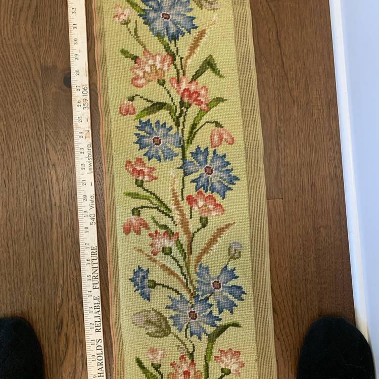 Vintage Needlepoint Tapestry Wall Hanging