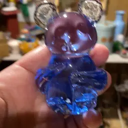 blue panda glass