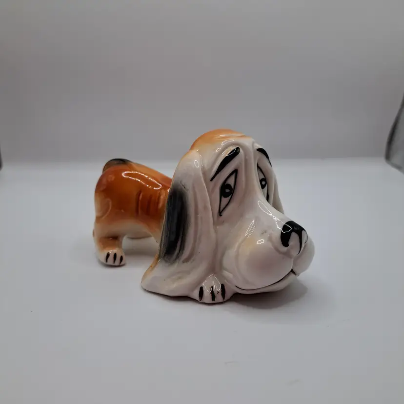 Vintage Porcelain Beagle Figurine