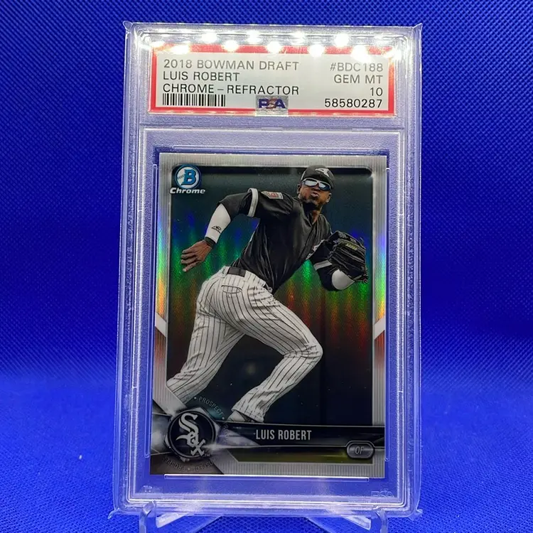 2018 Bowman Draft Chrome Refractor Luis Robert PSA 10 GEM MINT Chicago White Sox