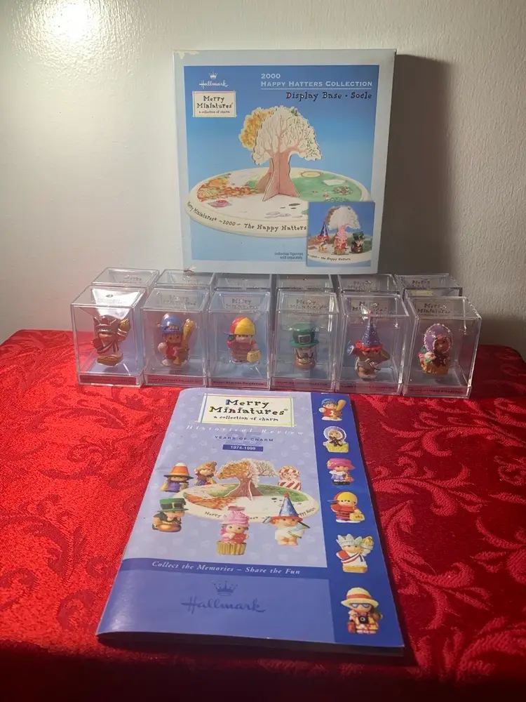 Happy Hatter’s Merry Miniatures, Lot of 12, one for each month