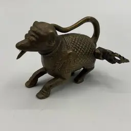 Cool Vintage Brass Animal Lock Ram?