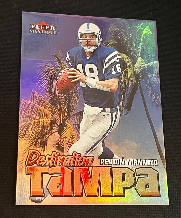 Peyton Manning 2000 Fleer Mystique Destination Tampa #2DT Indianapolis Colts