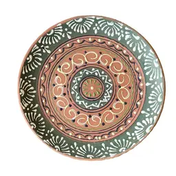 Vintage Terracotta Art Pottery Plate