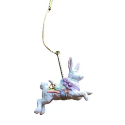 1989 Vintage Lenox Porcelain Carousel Rabbit Ornament
