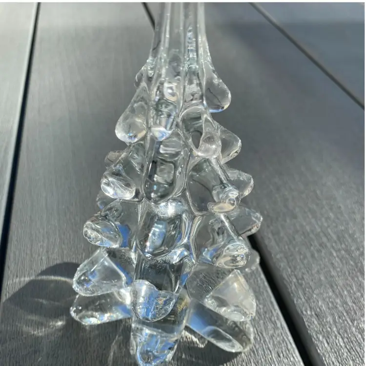 VINTAGE GLASS CHRISTMAS TREE