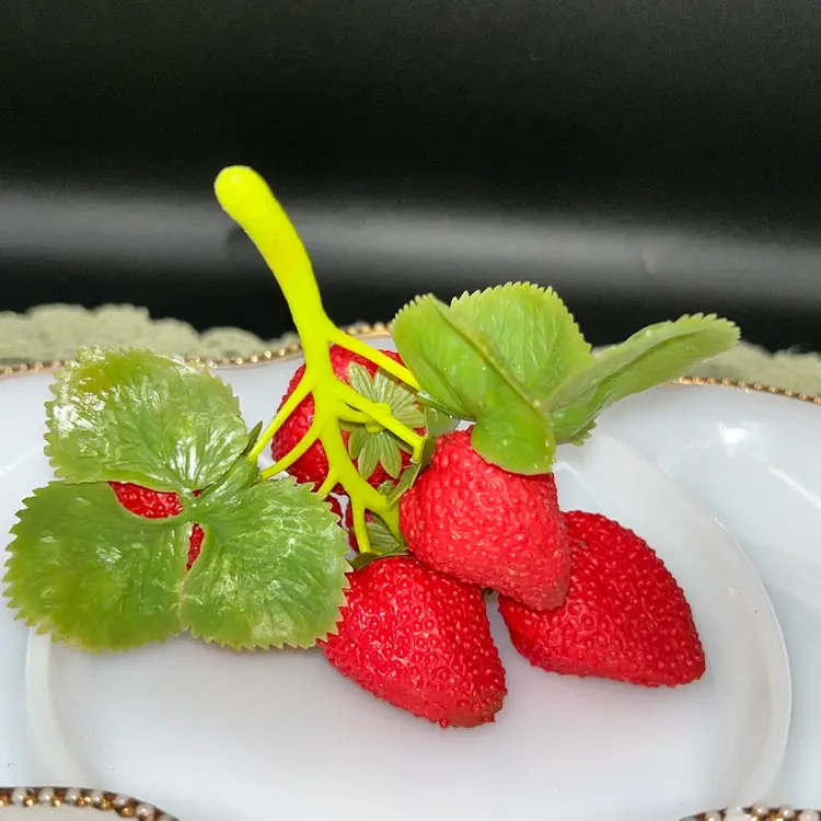 Vintage Plastic Strawberries