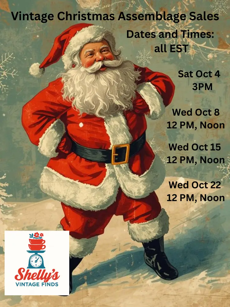 Oct 22 Christmas Assemblage Sale 