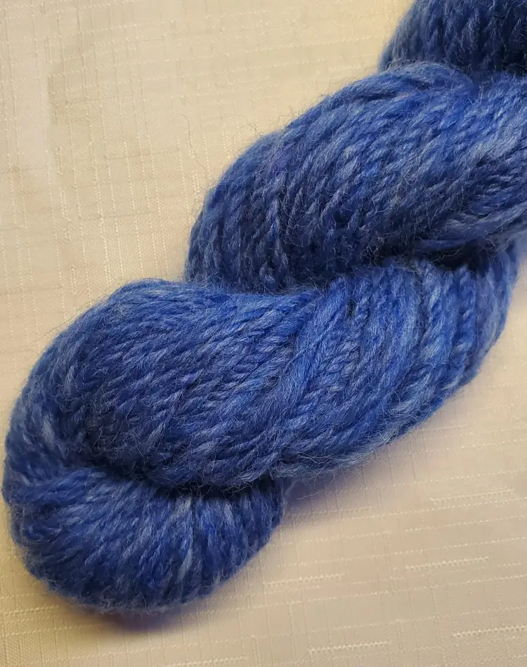 Ocean - Handspun and chain plied by me - wool yarn - bulky - 3 oz