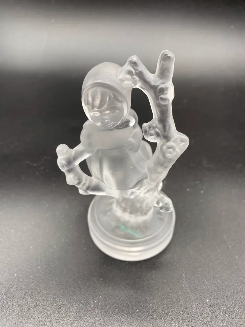 Hummel “Apple Tree Girl”Frosted Crystal Figurine